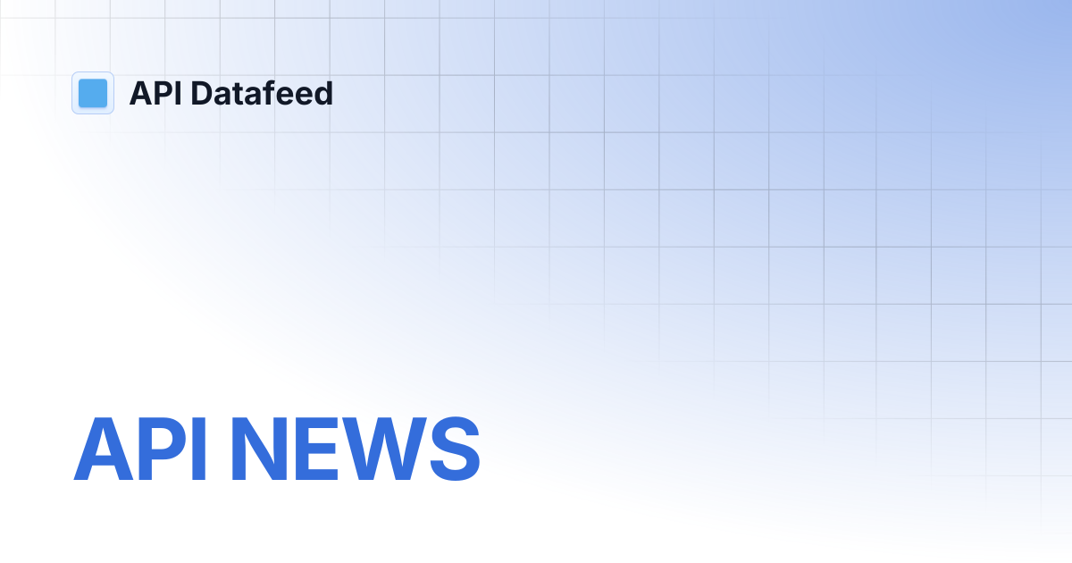 API NEWS | English | API Datafeed